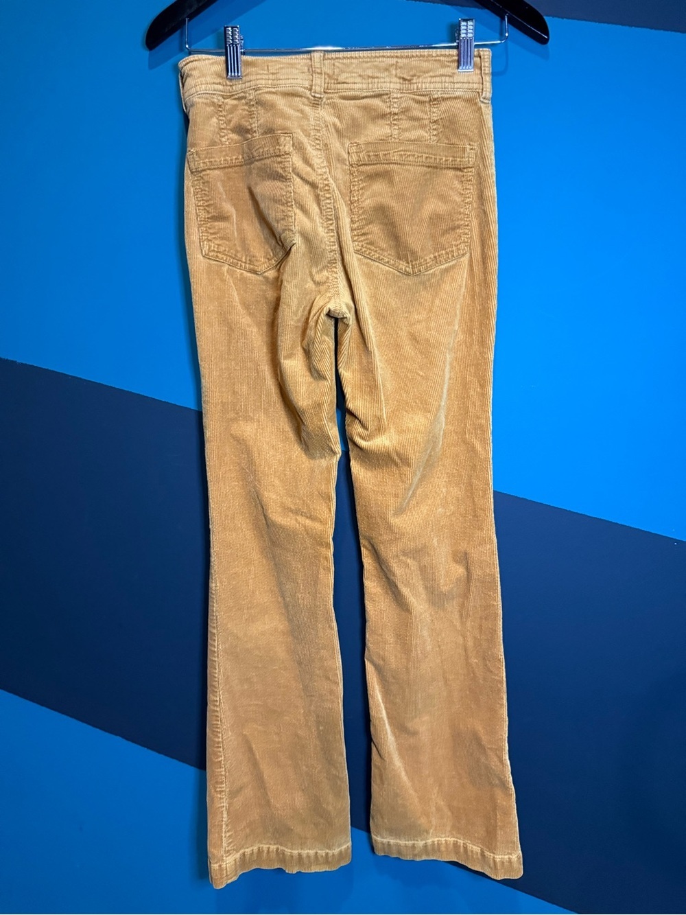 Pilcro Mustard Corduroy Pants Wide leg size 25 Outdoor Cottagecore - Picture 9 of 15